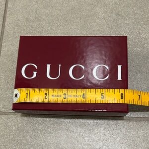 Gucci Deep Red Wallet Gift Box